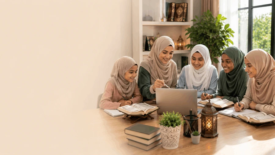 Certified Arab Tajweed teacher teaching online Quran class